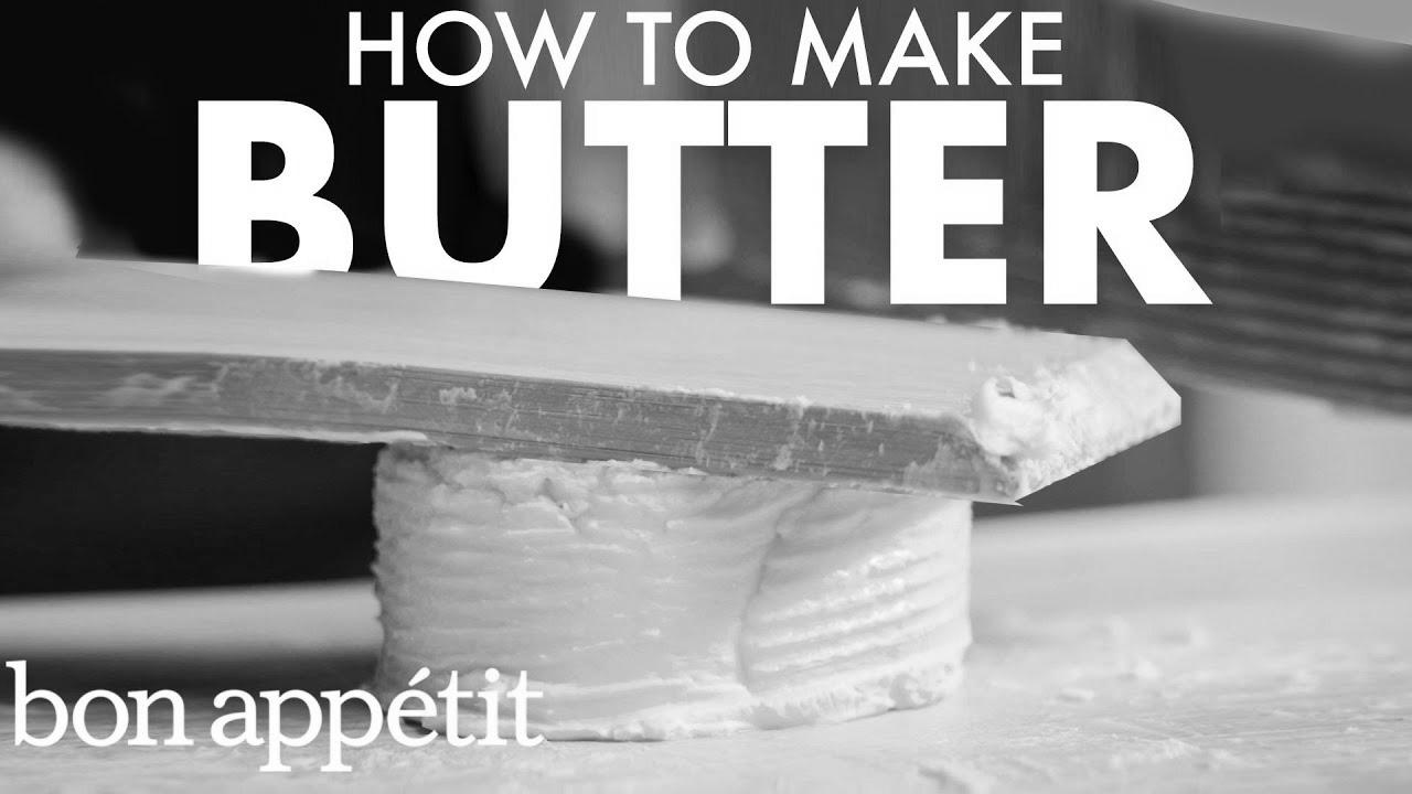 How To Make Your Personal Butter |  Bon Appetit