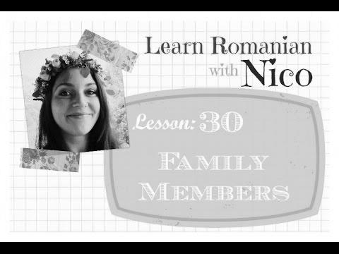 Study Romanian with Nico – Family Members
