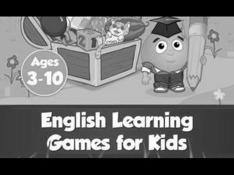 Fun English: Language learning games for kids ages 3-10 to be taught to read, speak & spell