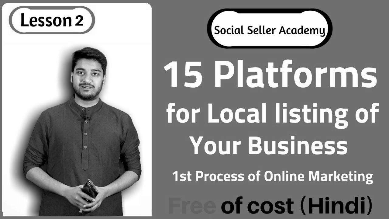 15 Platforms for Local Itemizing of your Enterprise ||  Native search engine marketing ||  On-line Listing in India |  In Hindi
