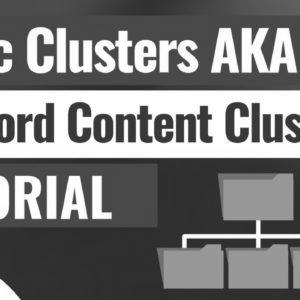 {How to|The way to|Tips on how to|Methods to|Easy methods to|The right way to|How you can|Find out how to|How one can|The best way to|Learn how to|} Create {Topic|Matter|Subject} Clusters for {SEO|search engine optimization|web optimization|search engine marketing|search engine optimisation|website positioning} AKA {Keyword|Key phrase} {Content|Content material} Clusters