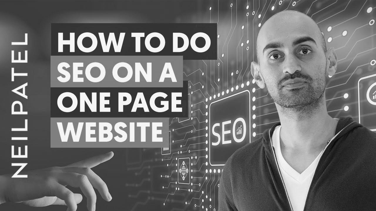 How you can do SEO on a One Web page Web site