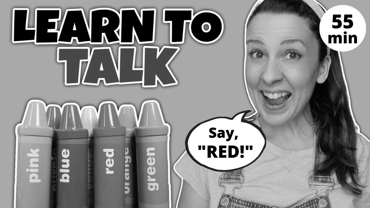 Learn To Talk – Toddler Studying Video – Be taught Colours with Crayon Surprises – Speech Delay – Baby