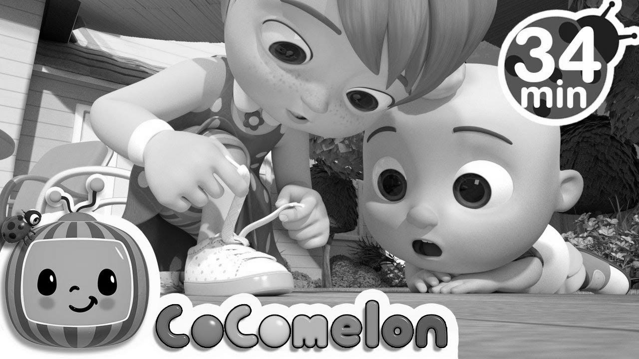 Learn To Tie Your Footwear + More Nursery Rhymes & Children Songs – CoComelon