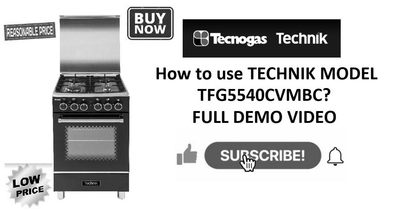 How one can use TFG5540CVMBC |  50CM Approach Cooking Range |  PINAKAMURA NA TECHNIK COOKING RANGE (Tagalog)